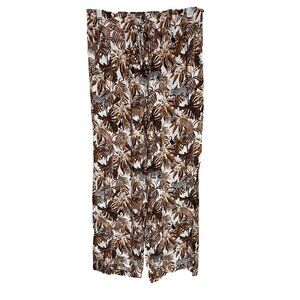 Jane Delancey Womens Cropped Pants Size M Brown Jungle Print Safari Resort Wear